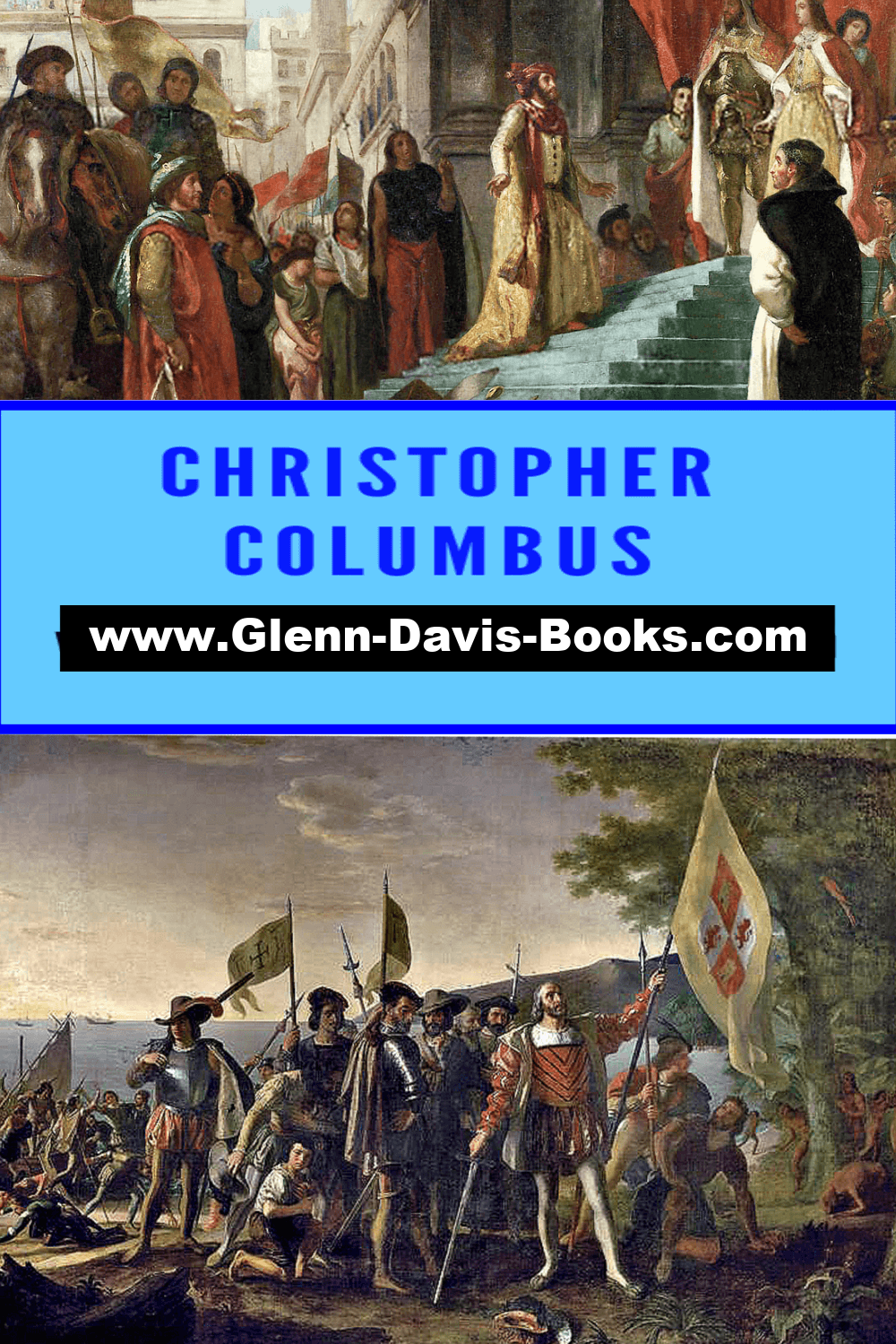 two pictures of Christopher Columbus