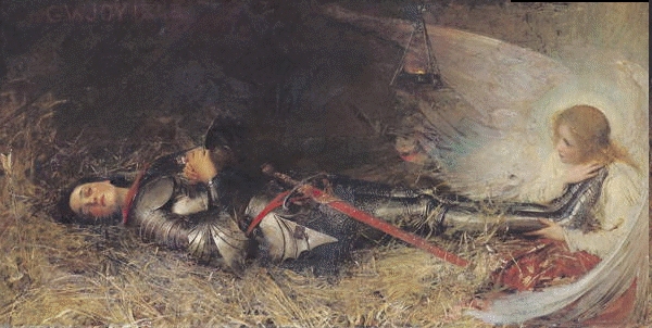 image from www.free-images.com Joan sleeping with angel.