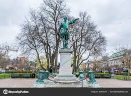 Picture of a statute of Charles XII of Sweden. Picture of a statute of Charles XII of Sweden.